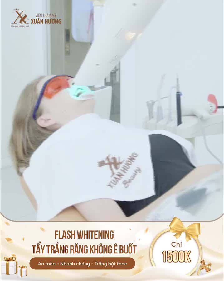 CÔNG NGHỆ FLASH WHITENING RĂNG TRẮNG SÁNG - BẬT TONE NHANH