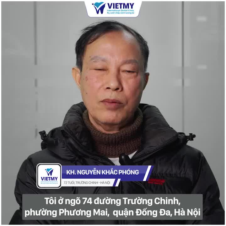 VỊ KHÁCH "HÀNG XÓM" TRÊN ĐƯỜNG TRƯỜNG CHINH CHIA SẺ TRẢI NGHIỆM TRỒNG RĂNG CÙNG BS QUẾ
