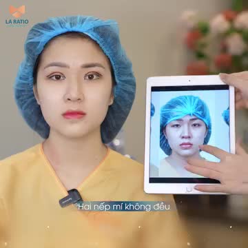 CẮT MÍ ILID - MẮT TI HÍ THÀNH MẮT BÚP BÊ TO TRÒN
