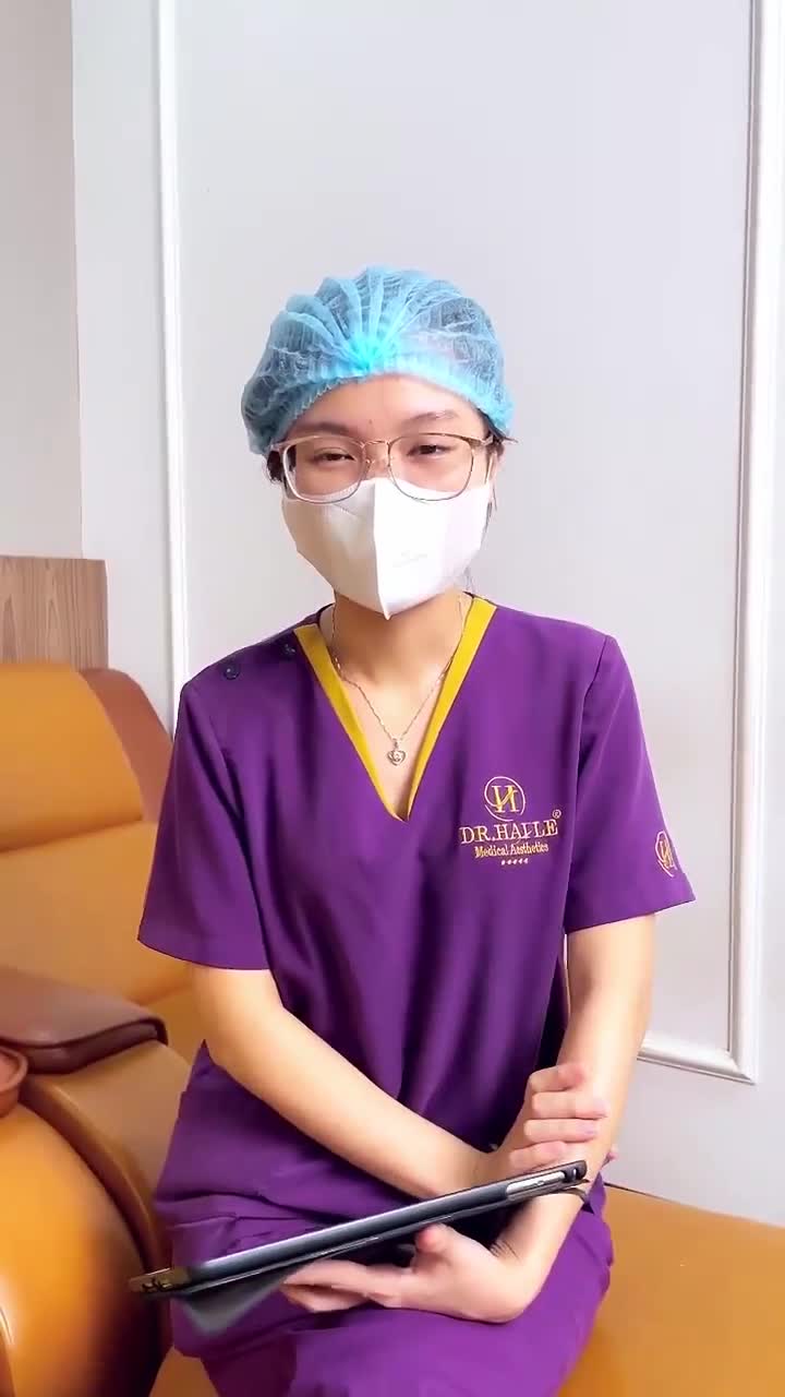 Thành quả sau 45 phút cắt mí A.I Nano Matrix Deep