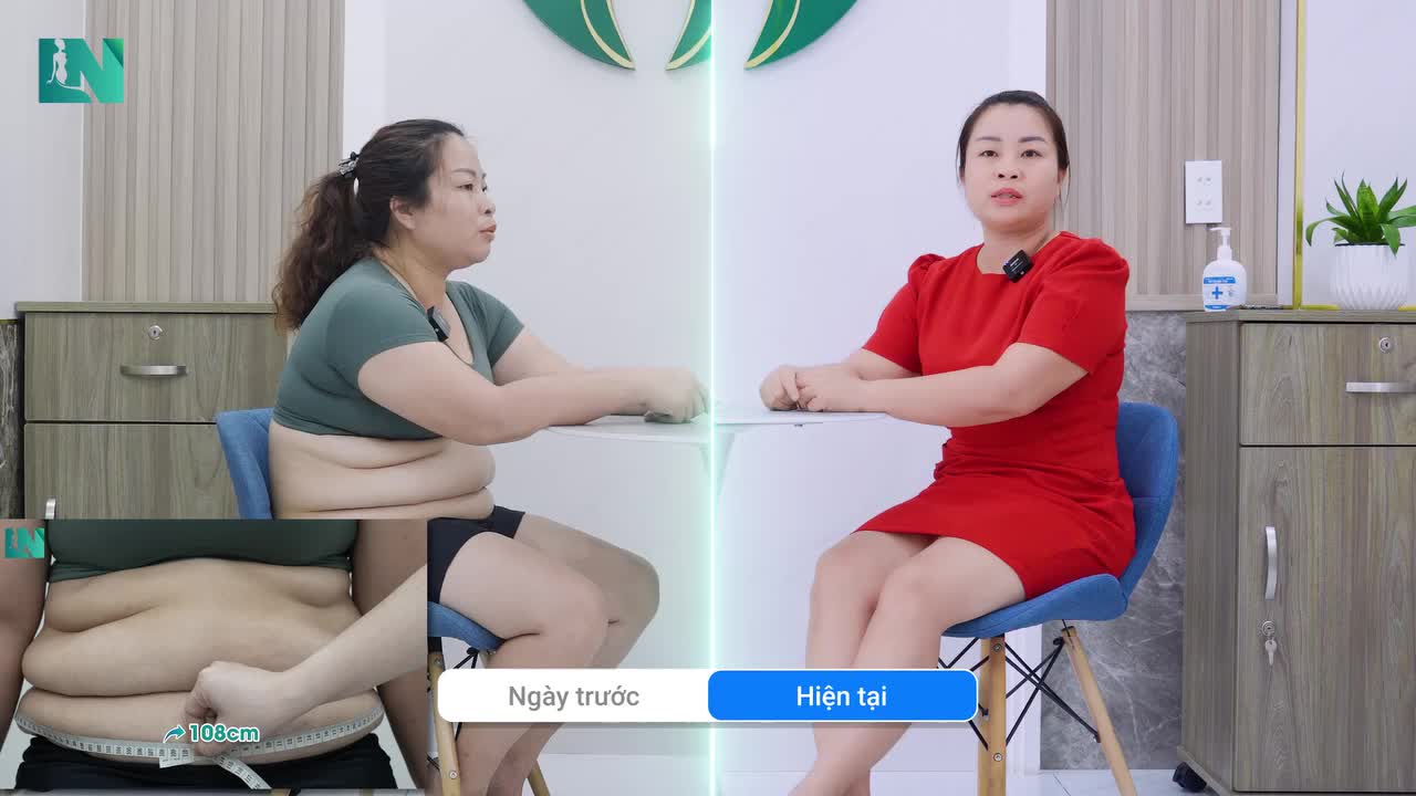 Đã trải qua 3 lần sinh nở, bụng của chị cứ như thế mà nó to ra, quá nặng nề mà cũng hơn 10 năm rồi.