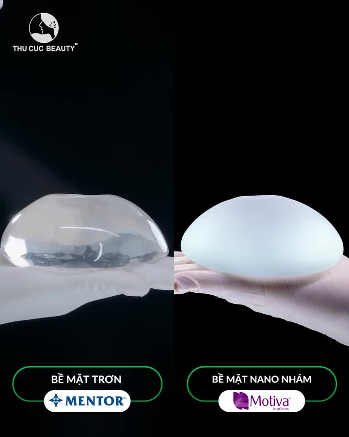 Nâng ngực hãy chọn túi phù hợp