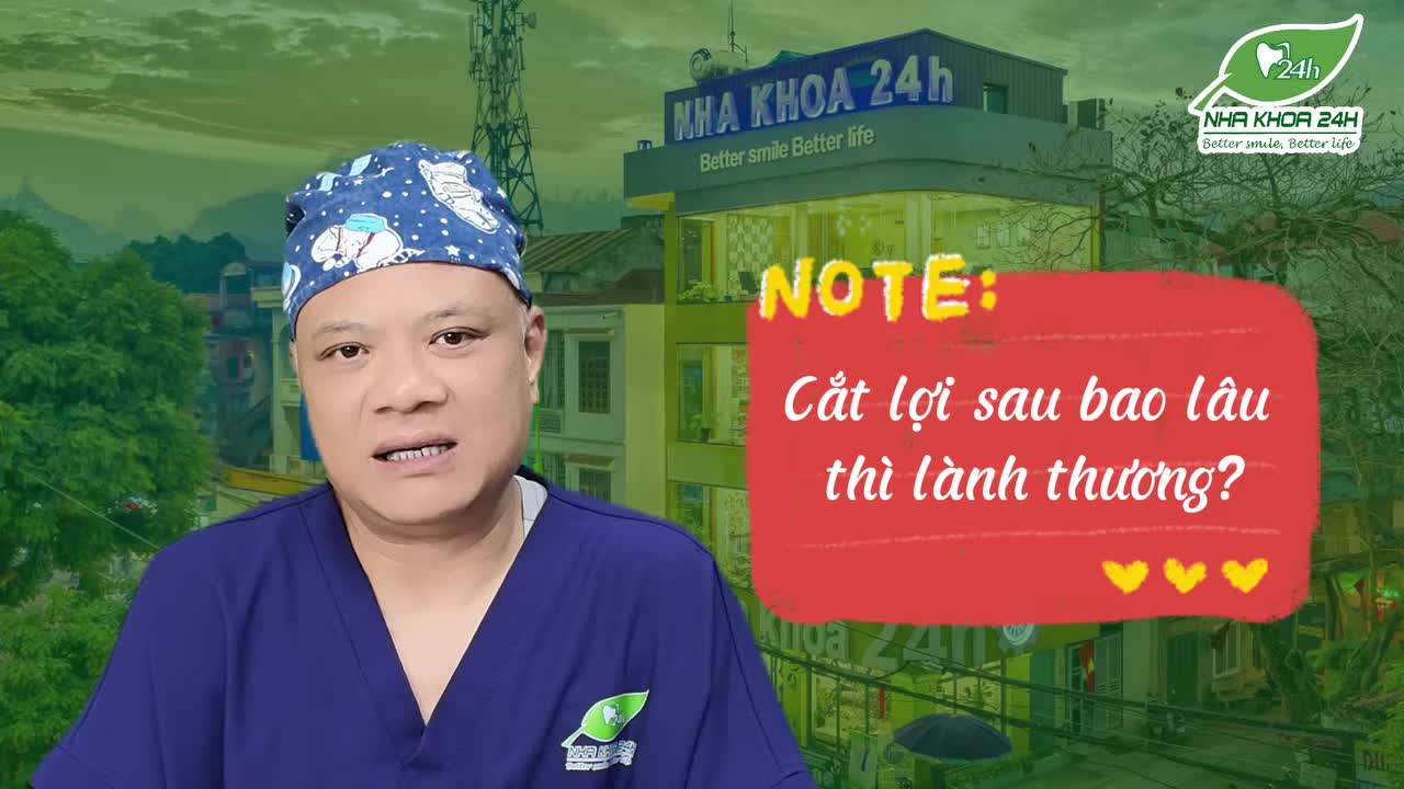 Cắt Lợi Sau Bao Lâu Thì Lành Thương
