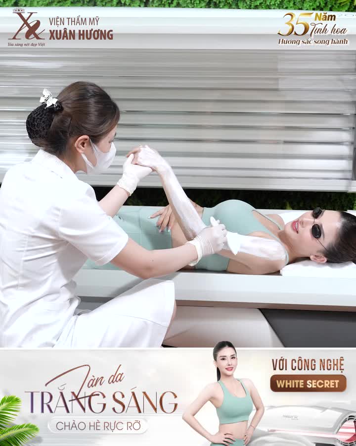 "HOTGIRL MÙA NẮNG" GỌI TÊN NÀNG CÙNG TẮM DƯỠNG SÁNG DA WHITE SECRET!