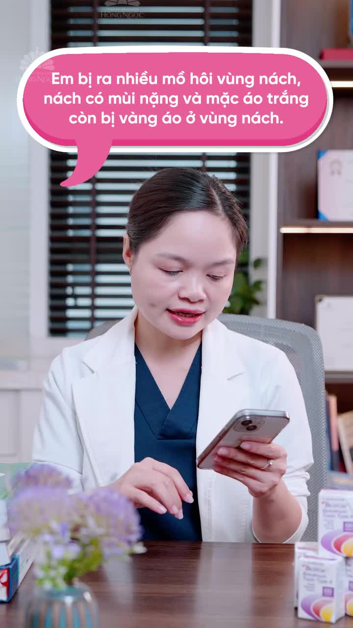 Áo trắng ố vàng, vùng cánh bốc mùi?