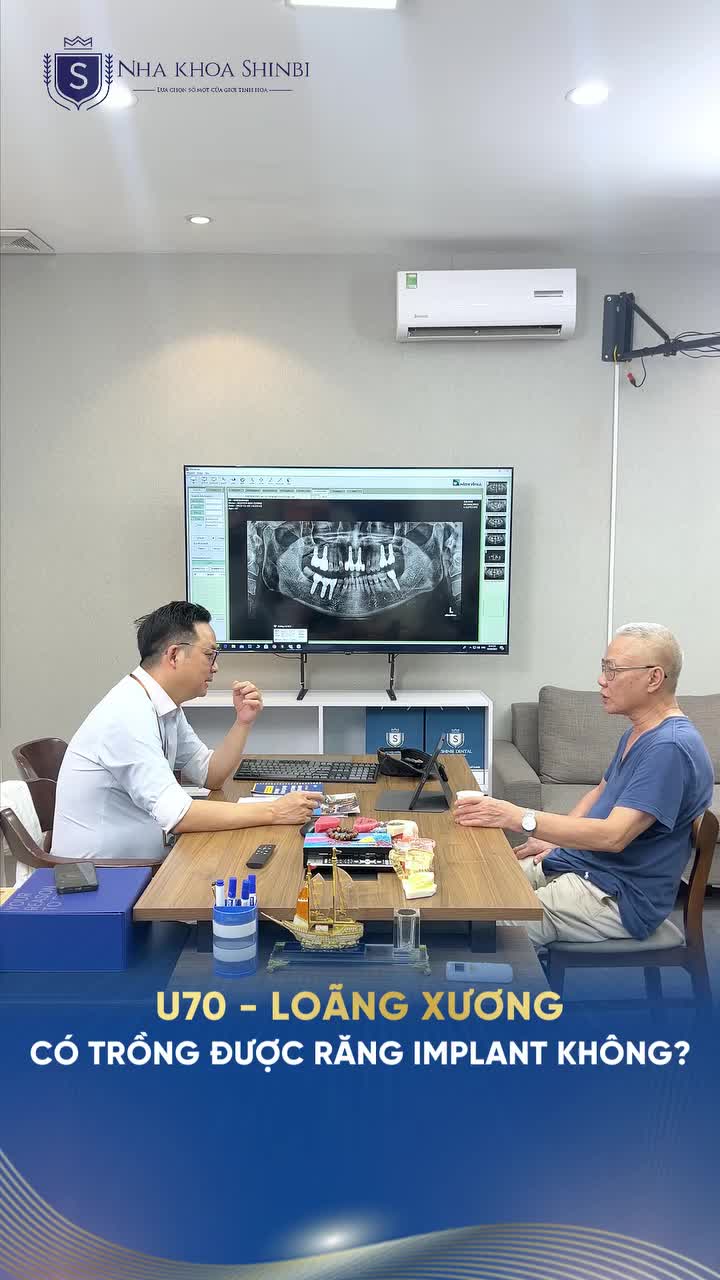 U70 - LOÃNG XƯƠNG, CÓ TRỒNG ĐƯỢC RĂNG IMPLANT KHÔNG?