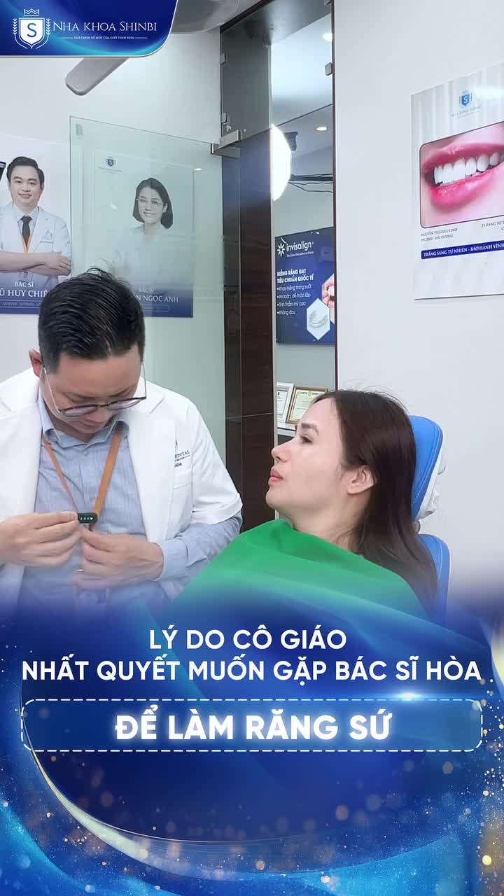 "LÝ DO CÁC THẦY CÔ GIÁO LÀM RĂNG SỨ LÀ CHỌN BÁC SĨ HÒA "