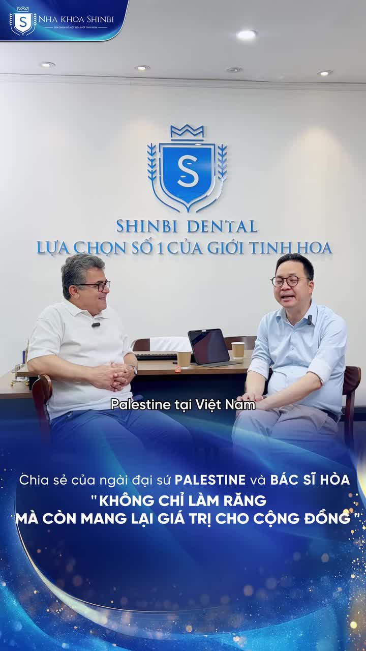 NGÀI ĐẠI SỨ QUÁN PALESTINE SAADI SALAMA - MỘT KHÁCH HÀNG LÀM RĂNG SỨ VÔ CÙNG ĐẶC BIỆT CỦA NHA KHOA SHINBI