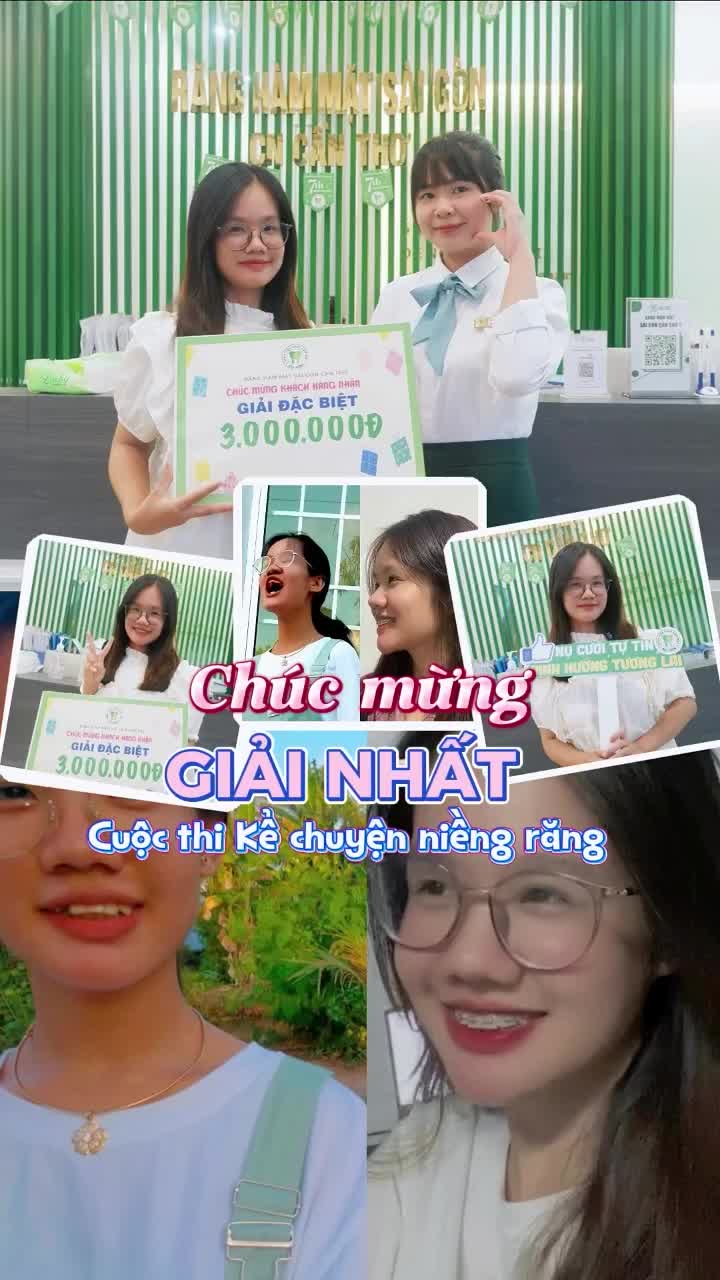 Chúc mừng Phương Nghi - Giải nhất cuộc thi Kể chuyện niềng răng