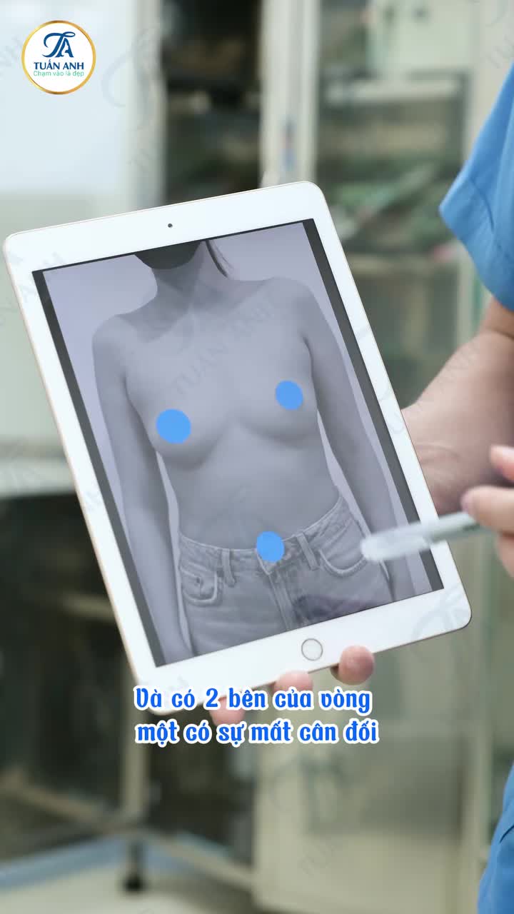 Nâng cấp vòng 1 kết hợp loại bỏ tuyến vú phụ - phần mà mọi người thường hay nhầm lẫn là mỡ thừa. Kết hợp 2 trong 1 chỉ với 1 đường pt mảnh nhỏ.