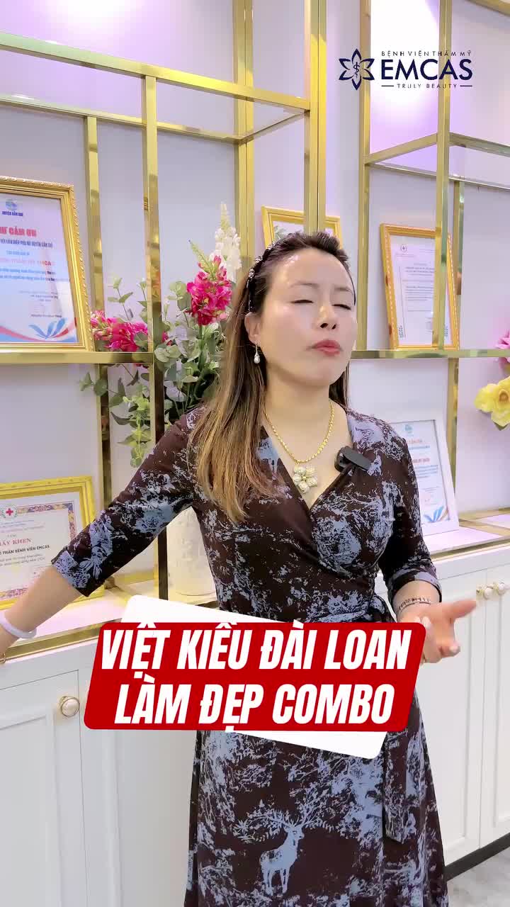 Khách Việt kiều Đài Loan về EMCAS làm đẹp combo: Treo sa trễ + Tái tạo thành bụng