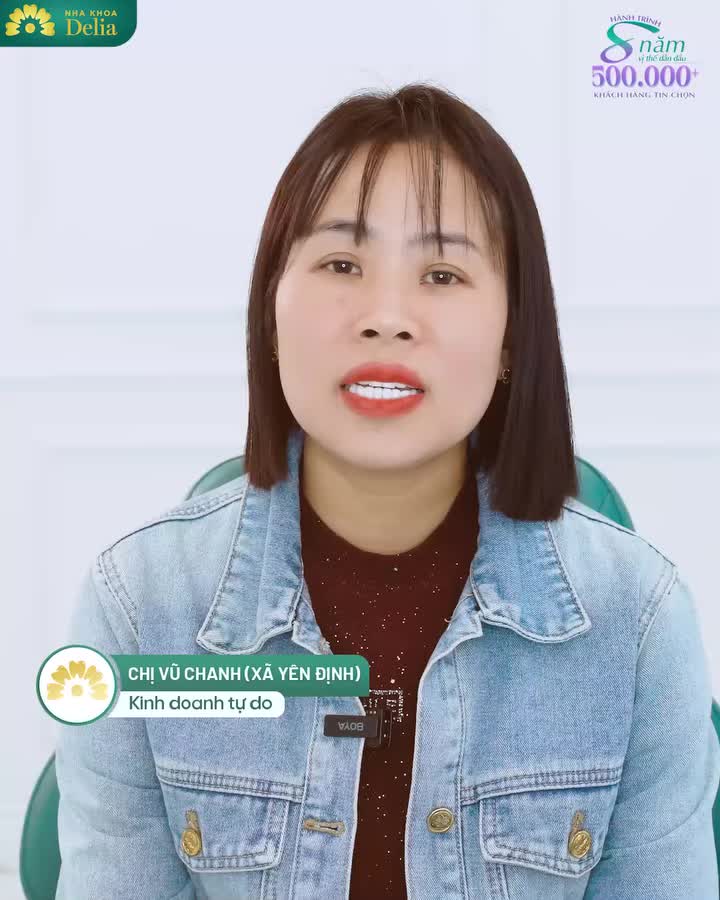 "Làm răng sứ là cách tiêu tiền đúng nhất đối với mình trong năm 2025 vừa qua"
