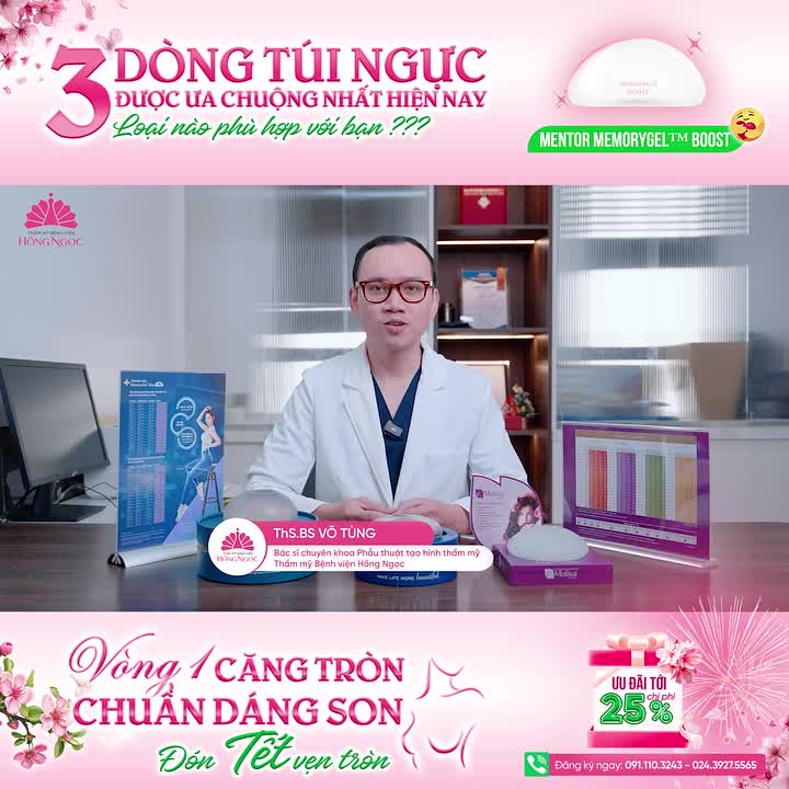 TOP 3 DÒNG TÚI NGỰC HOT NHẤT TRÊN THỊ TRƯỜNG HIỆN NAY - Đều có mặt tại Thẩm mỹ Bệnh viện Hồng Ngọc
