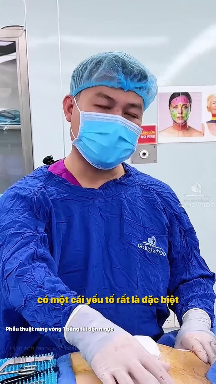 Ca phẫu thuật nâng vòng 1 nội soi bằng đường nách cho khách hàng có cơ địa sẹo lồi