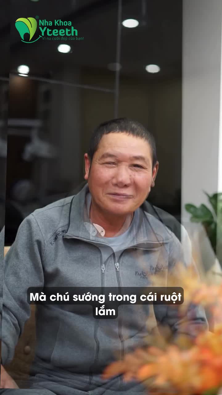 Từ cảm giác thiếu tự tin vì mất răng, giờ đây mọi sinh hoạt đã trở lại bình thường: ăn nhai chắc chắn, giao tiếp thoải mái và không còn e ngại khi cười.