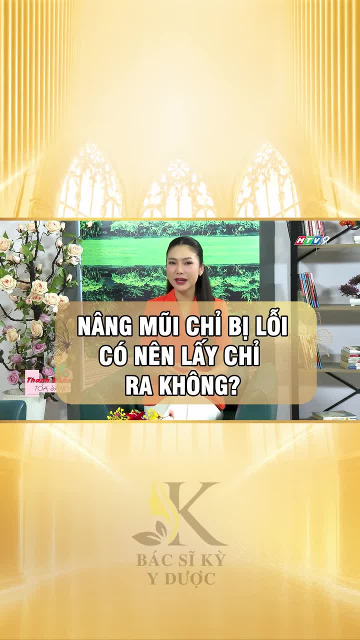 Nâng mũi chỉ lỗi thì phải làm sao