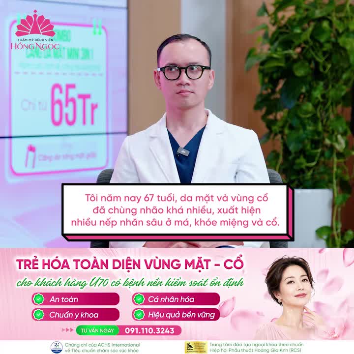 KH TRUNG NIÊN MUỐN TRẺ HÓA VÙNG MẶT - CỔ, CÓ BỆNH NỀN THÌ PHẪU THUẬT CÓ AN TOÀN KHÔNG?