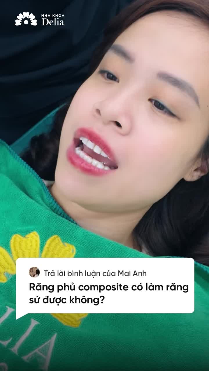 Bác sĩ Delia thăm khám tình trạng răng phủ sứ Nano