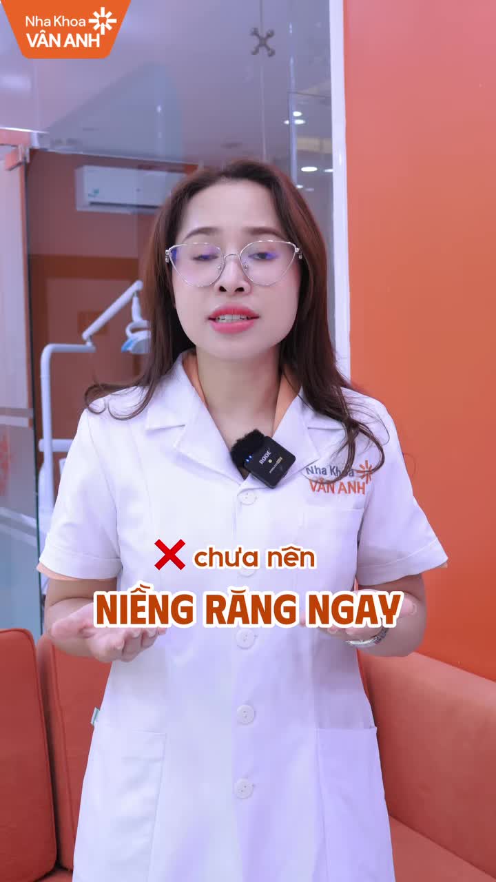 CON BAO NHIÊU TUỔI THÌ NÊN NIỀNG RĂNG?