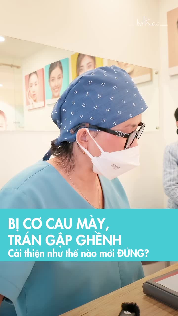 Bị cơ cau mày, trán gập ghềnh thì cải thiện như thế nào mới ĐÚNG?