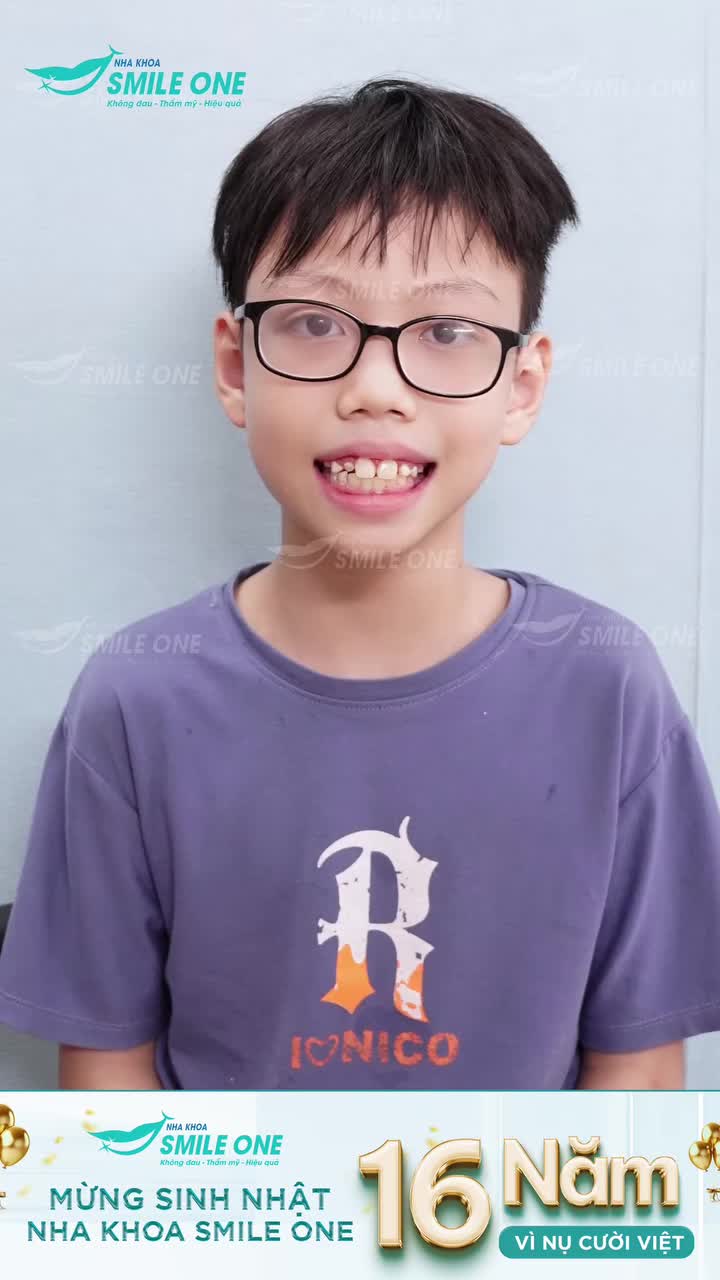 Từ ngày đầu tiên niềng răng đến ngày cuối cùng luôn có bố mẹ đồng hành.
