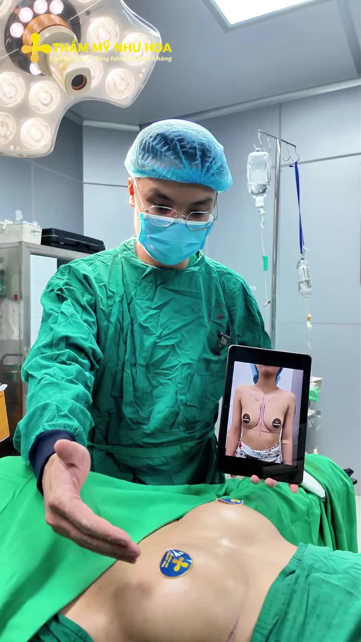 Cùng Thạc sĩ Lê Hùng nhìn lại kết quả nâng cấp vòng 1 của chị khách hàng tại Viện Bỏng Quốc Gia.