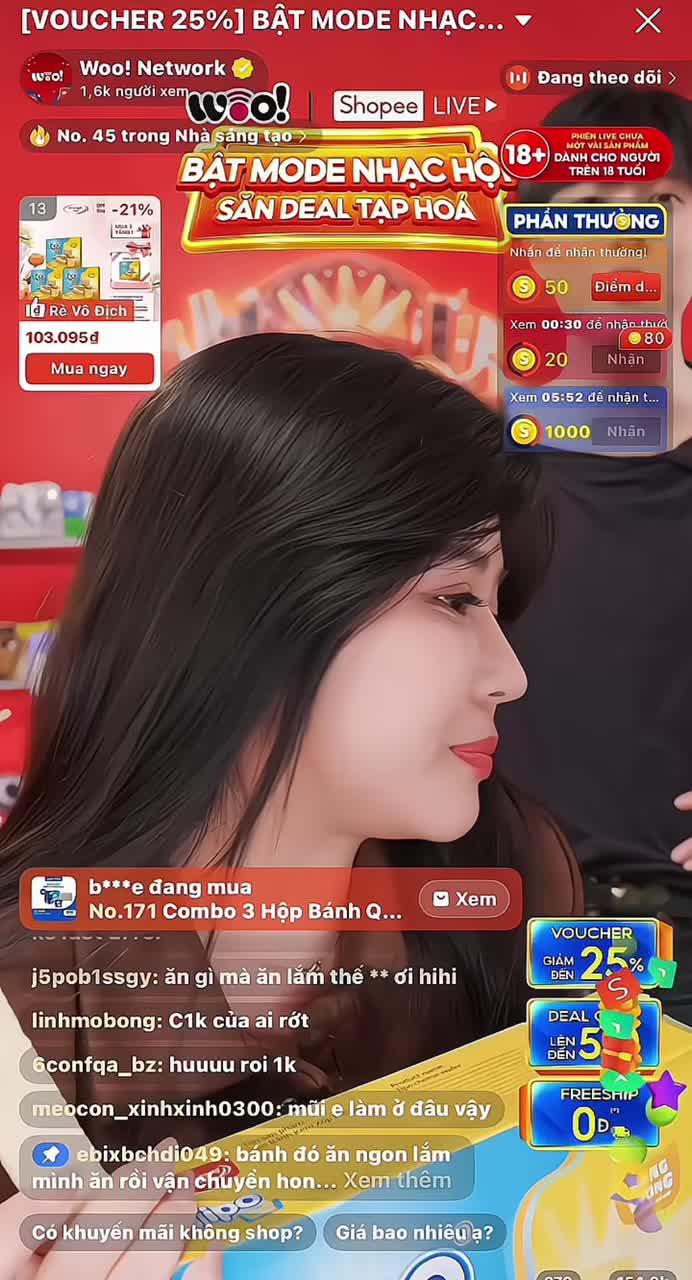 Dáng mũi 5 năm tuổi của HostLivestream Cao Vy bất ngờ trở thành tâm điểm khi liên tục được người xem hỏi xin địa chỉ nâng mũi