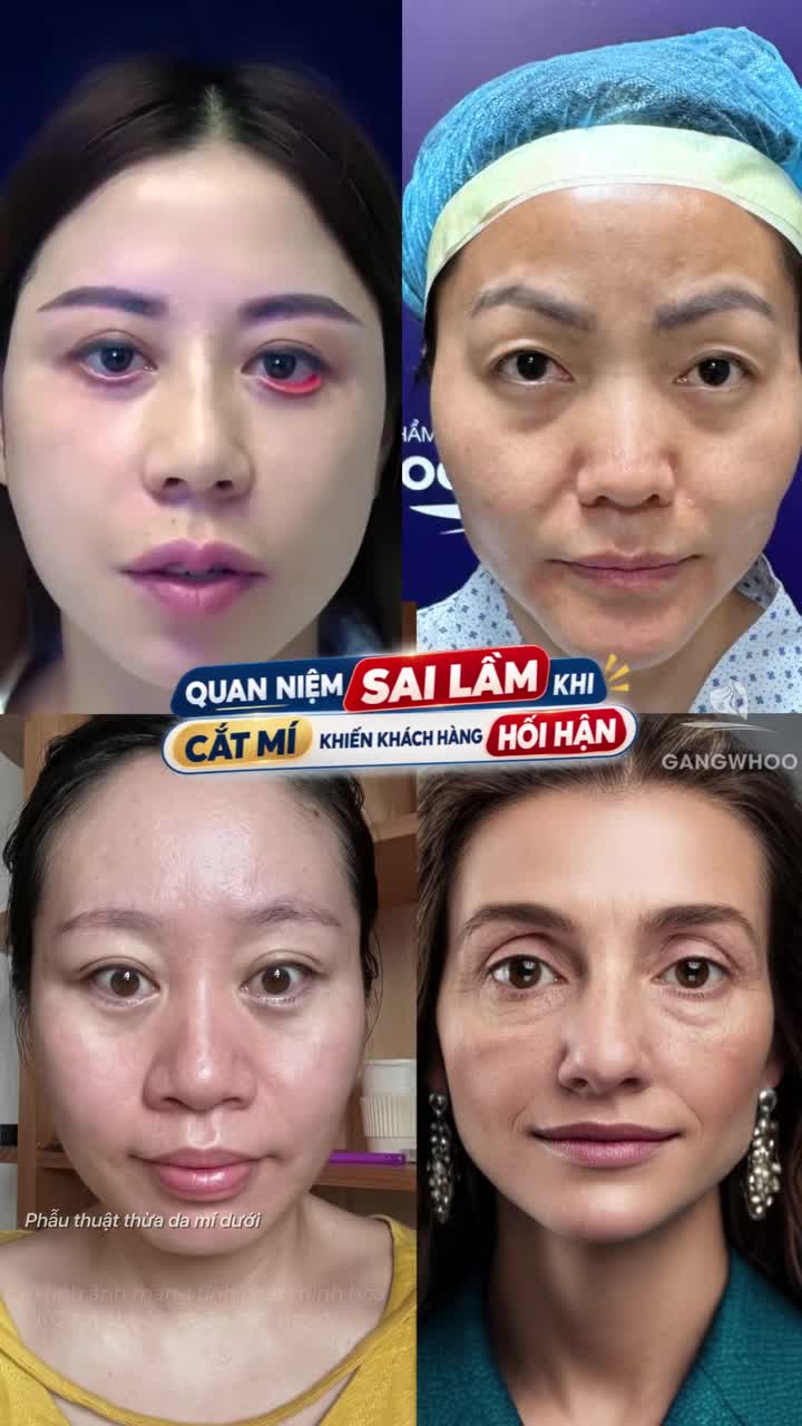 Lấy mỡ càng sạch thì mắt càng đẹp là một quan niệm sai lầm