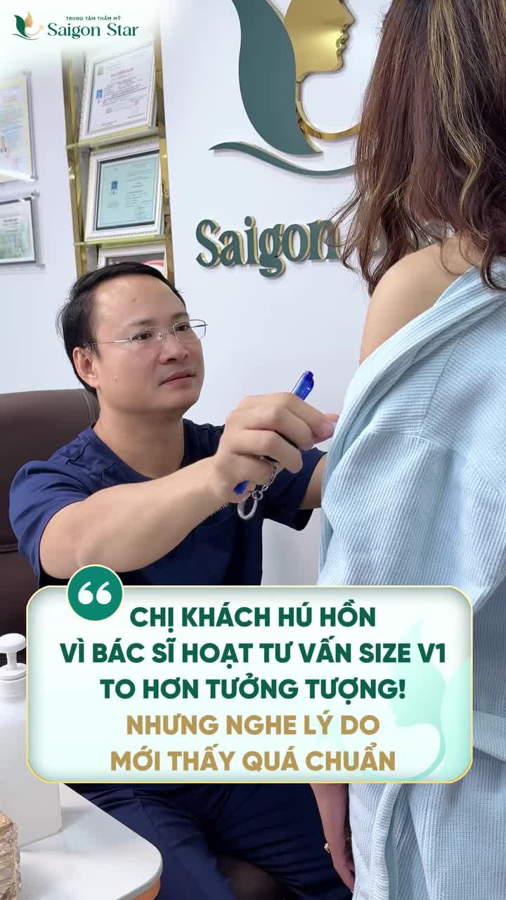 TƯ VẤN SIZE TÚI TO HƠN TƯỞNG TƯỢNG - BÁC SĨ HOẠT KHIẾN CHỊ KHÁCH "CHẤN ĐỘNG"