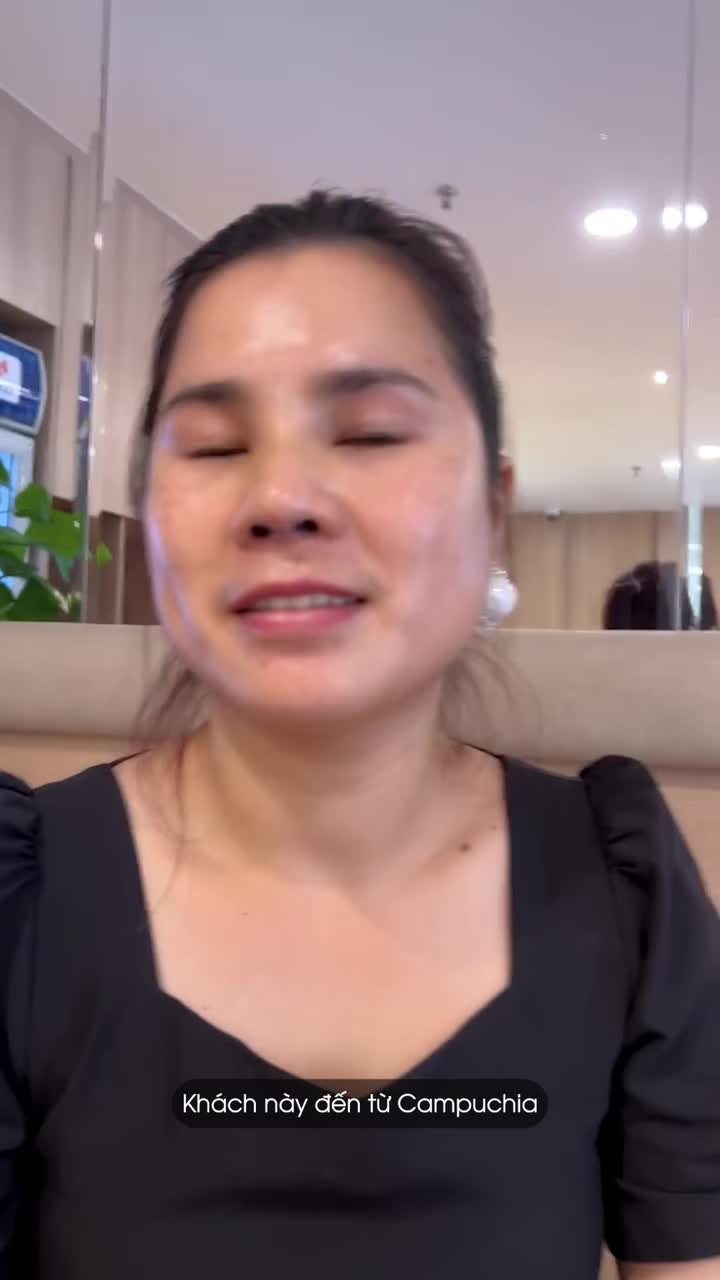FEEDBACK KHÁCH HÀNG CAMPUCHIA NÂNG MŨI KHÔNG BĂNG NẸP SAU 3 NGÀY