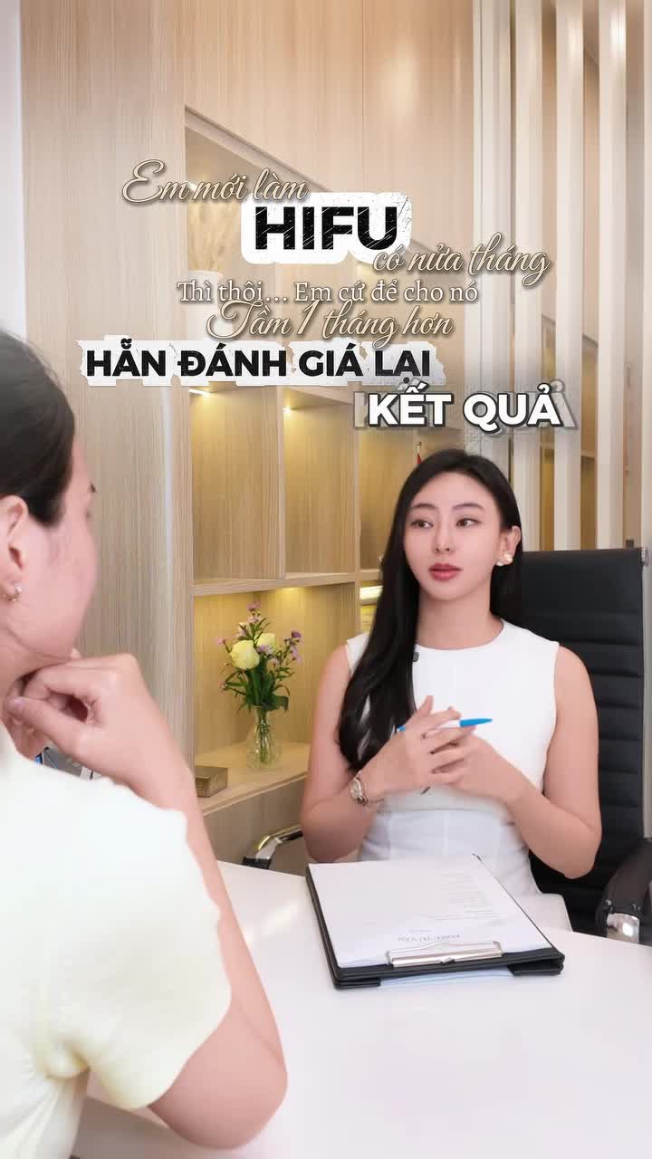 Làm HIFU nửa tháng rồi mà mặt vẫn lệch thì nên làm gì?