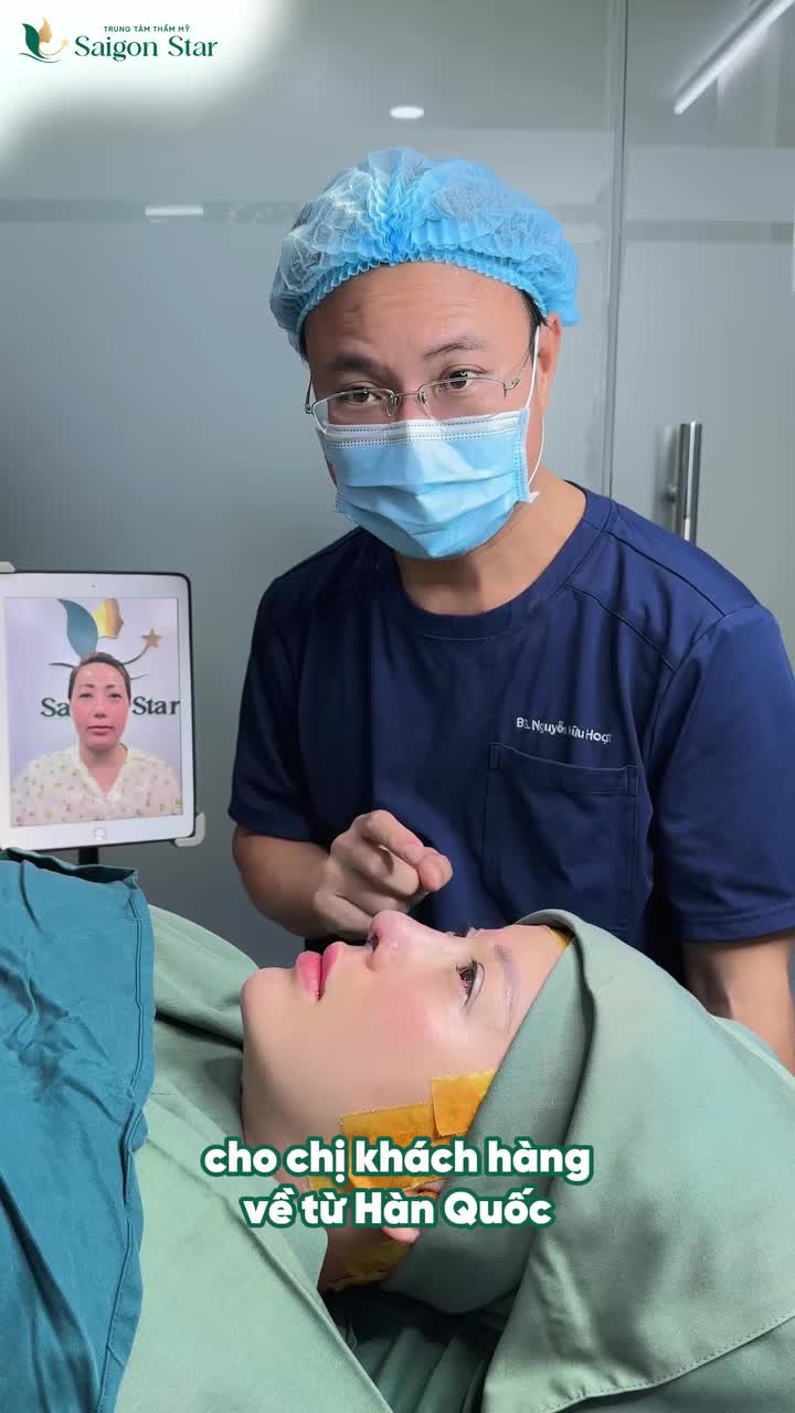 THÀNH CÔNG SỬA LẠI DÁNG MŨI CHO CHỊ KHÁCH TỪ HÀN QUỐC TRỞ VỀ