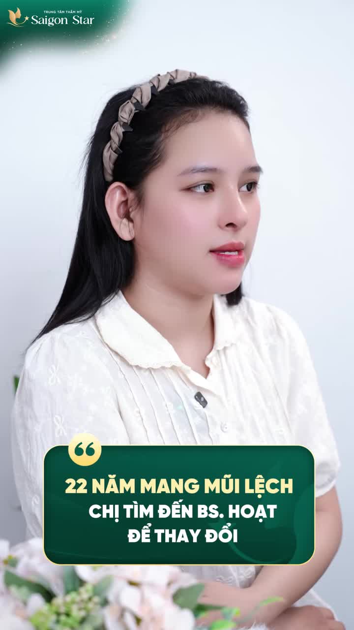 22 NĂM TỰ TI VÌ CHIẾC MŨI BIẾN DẠNG DO TAI NẠN NẾN BÁC SĨ HOẠT 60 PHÚT SỞ HỮU MŨI CAO NHƯ Ý