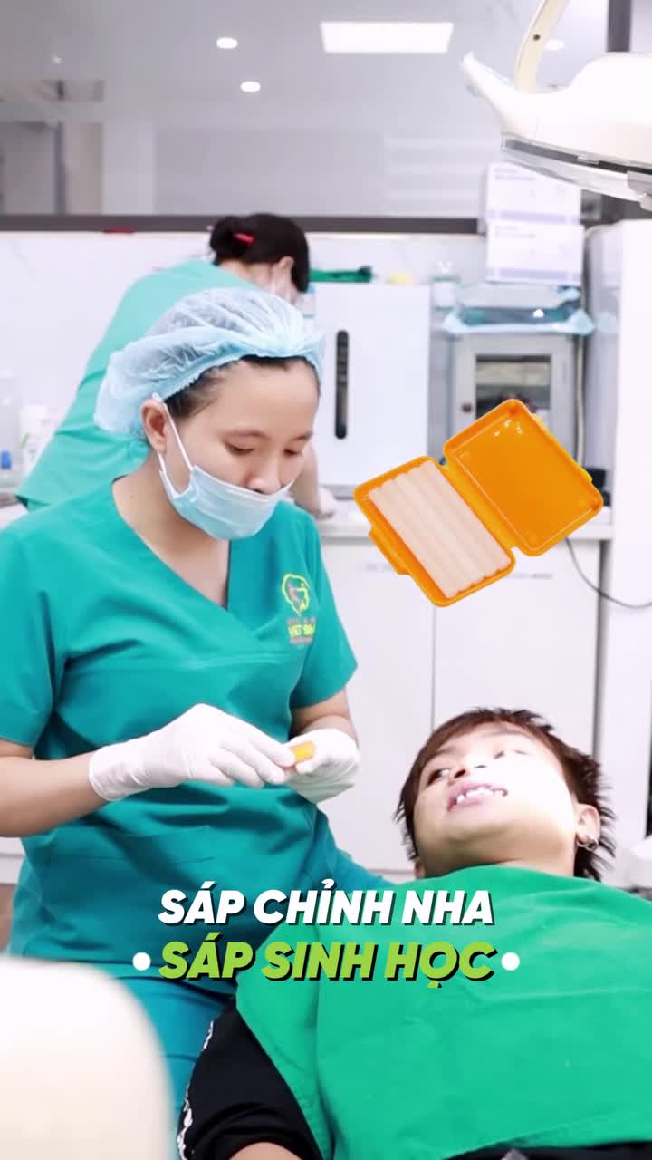 Cách để xử lý mắc cài cọ môi má