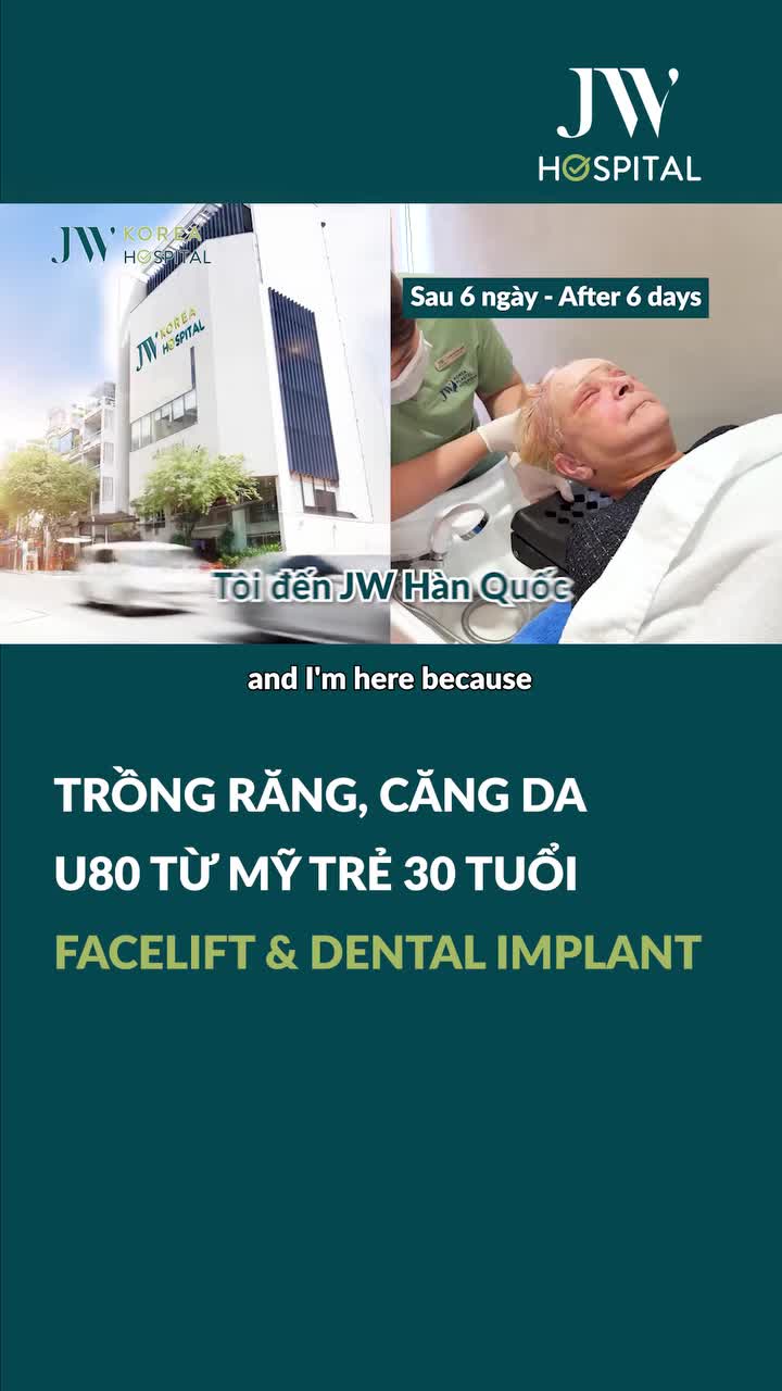 BÀ NGOẠI U80 VỀ VIỆT NAM CĂNG DA TRẺ HÓA 30 TUỔI, TRỒNG RĂNG IMPLANT TIẾT KIỆM GẤP 5 LẦN SO VỚI MỸ
