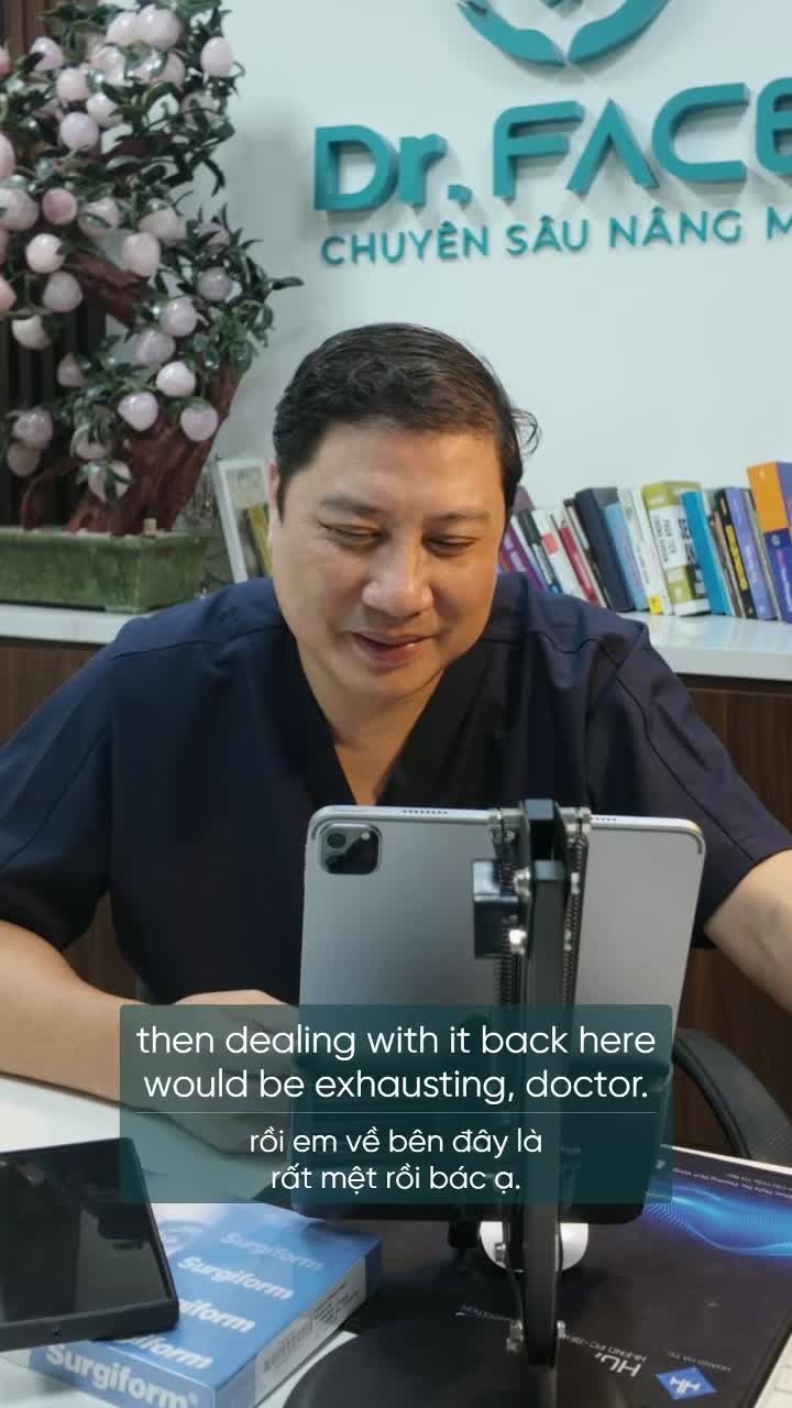 Từng phải tháo mũi vì viêm, nỗi lo của chị lần này rất thật: “Lỡ bị viêm nữa mà em đã về Đài Loan thì rất mệt.”