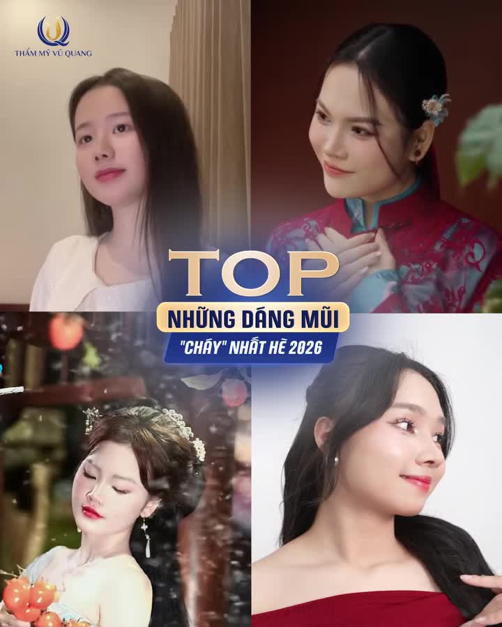 TOP 4 DÁNG MŨI HOT NHẤT 2026 – BÍ QUYẾT BỨC PHÁ NHAN SẮC & THĂNG HOA SỰ NGHIỆP!