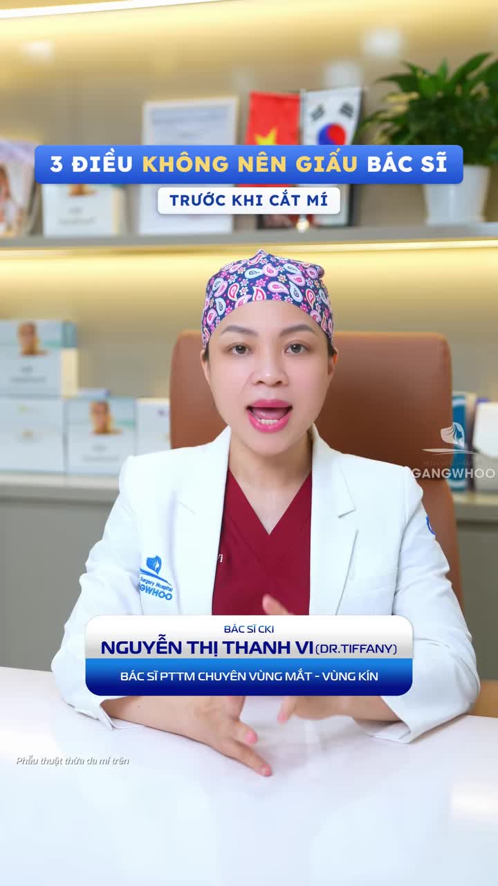 3 điều bạn không nên giấu bác sĩ trước khi cắt mí