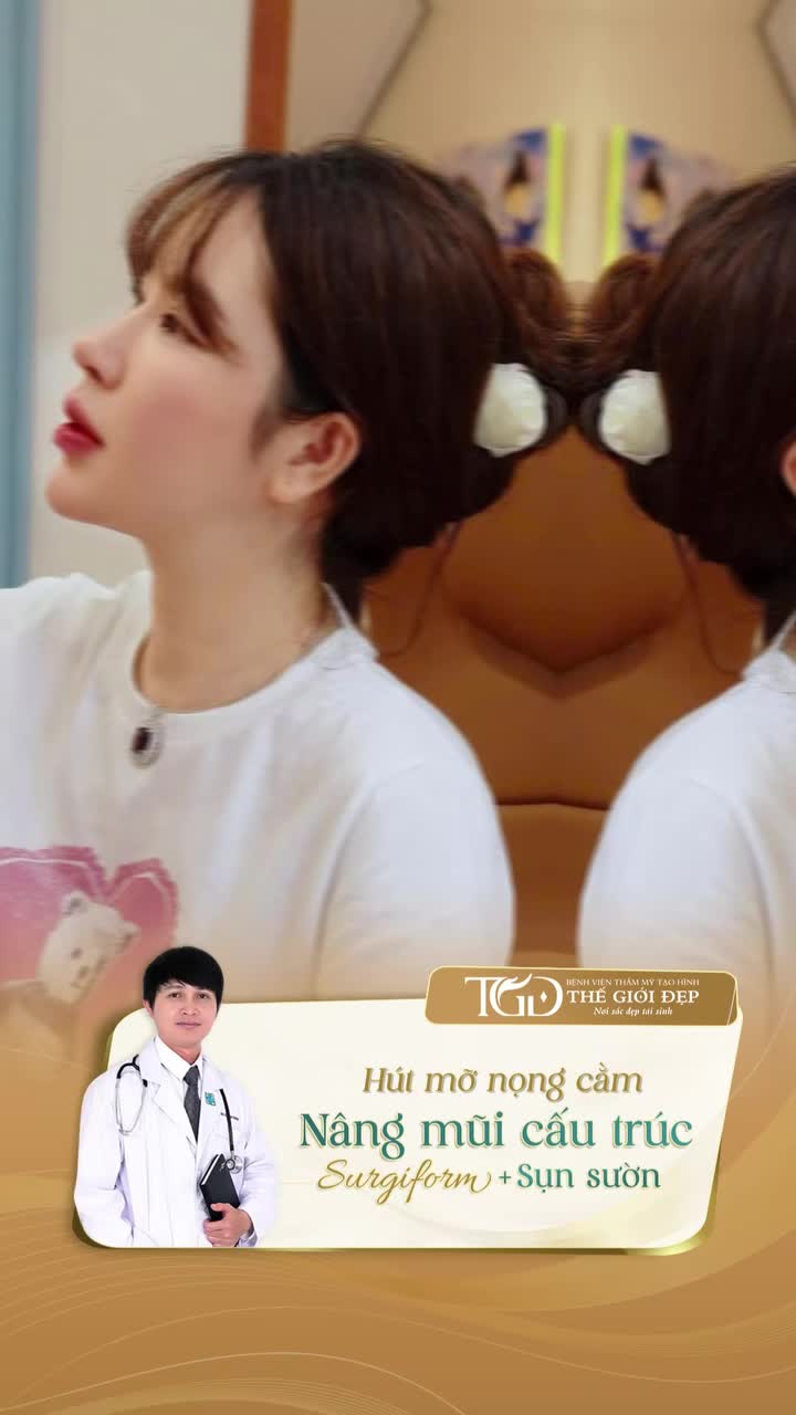Combo nâng mũi cấu trúc và hút mỡ nọng cằm