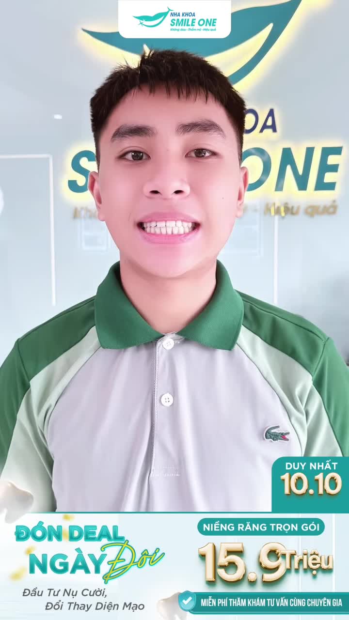 ĐÓN DEAL NGÀY ĐÔI 10.10 – SĂN NGAY NỤ CƯỜI KHỎE ĐẸP CÙNG SMILE ONE!