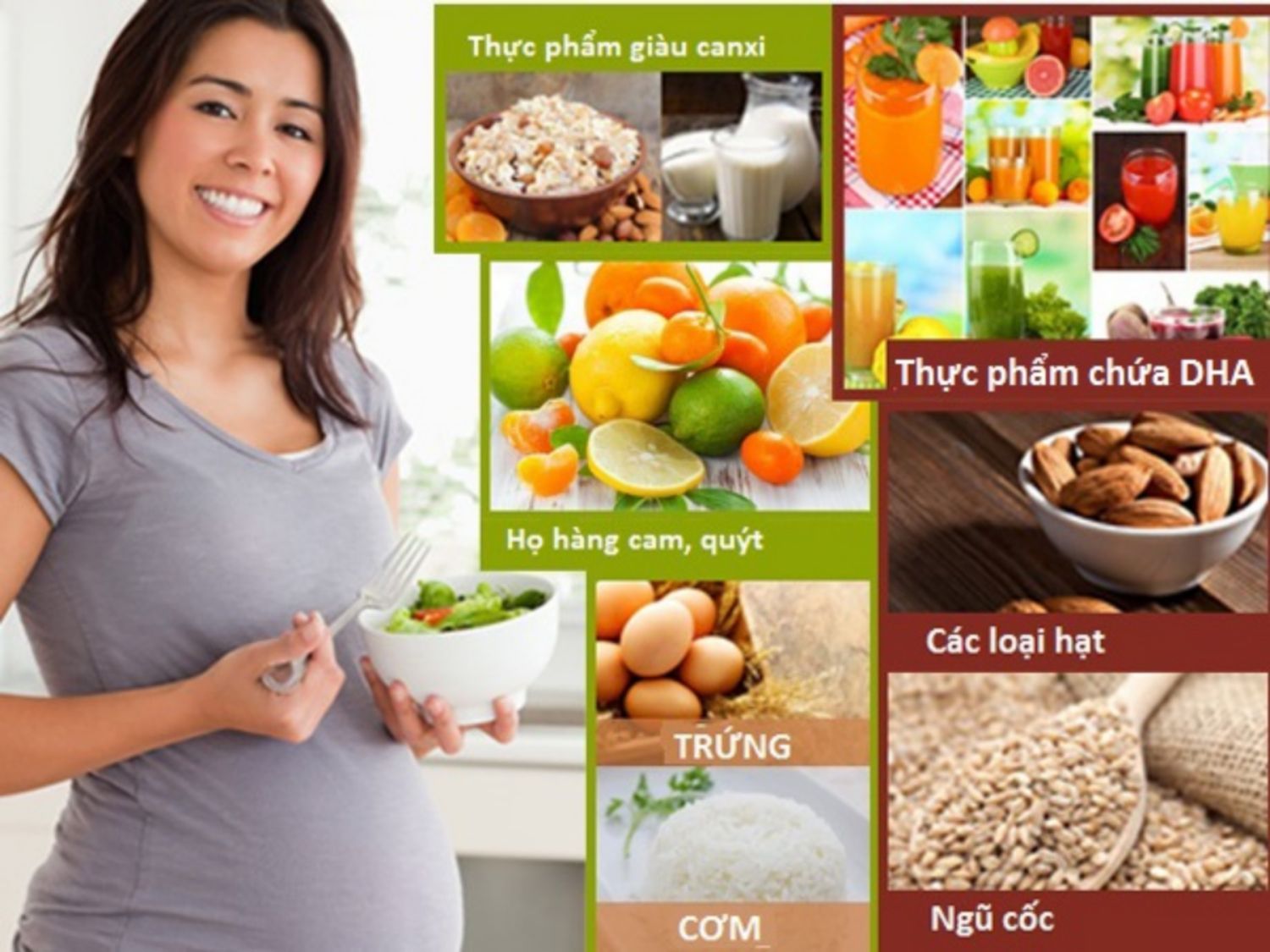 Cách bổ sung thực phẩm mỗi ngày cho bà bầu