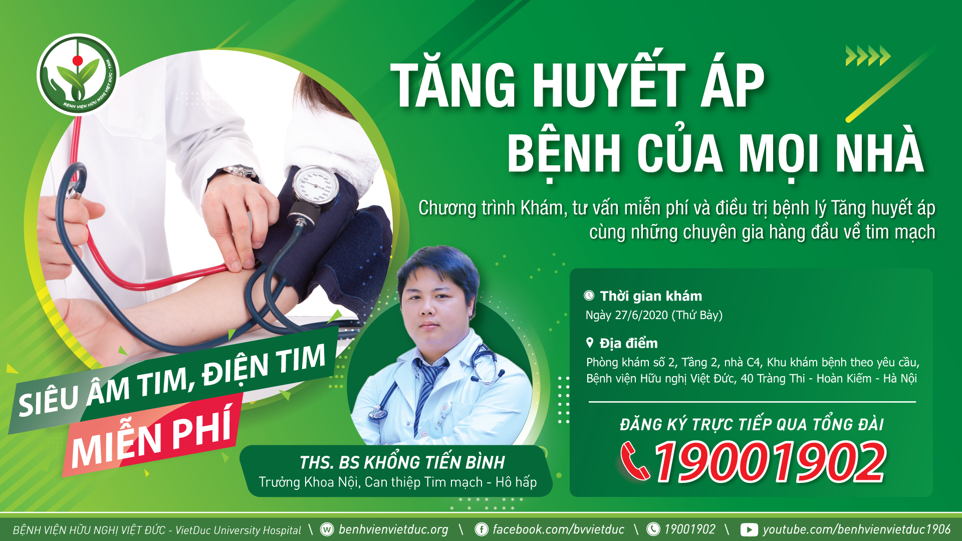 Tăng huyết áp – Bệnh của mọi nhà - Bệnh viện Việt Đức