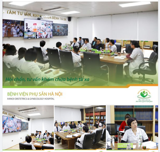 Bệnh viện Phụ Sản Hà Nội tổ chức hội chẩn, tư vấn khám chữa bệnh từ xa