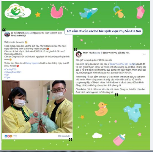 Cảm nhận của bố khi đưa mẹ đi sinh là như thế nào?