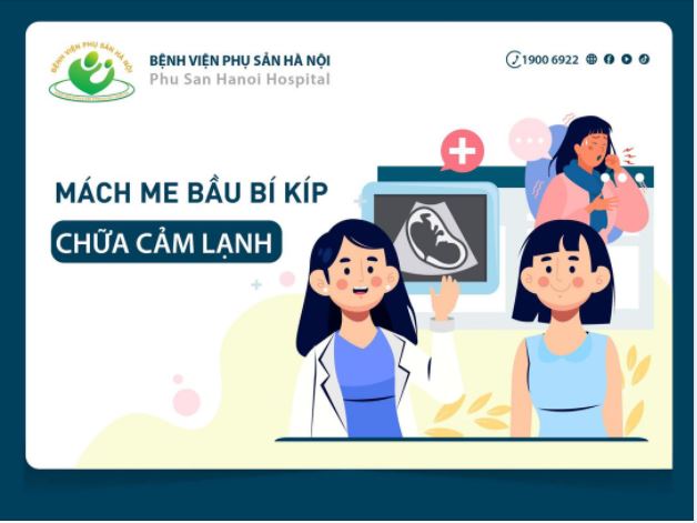 Mách mẹ bầu bí kíp chữa cảm lạnh hiệu quả
