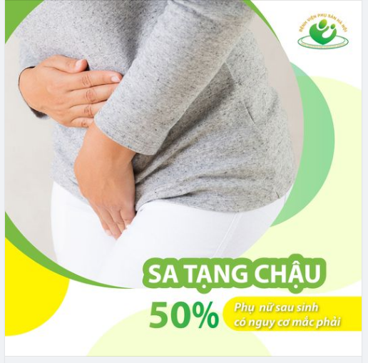 Sa tạng chậu 50% phụ nữ sau sinh có nguy cơ mắc phải