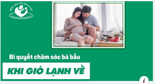 Thời tiết trở lạnh, mẹ bầu hãy biết chăm sóc cơ thể đúng cách