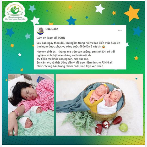 Trải nghiệm của mẹ bầu sinh đôi tại khoa Đẻ dịch vụ D4