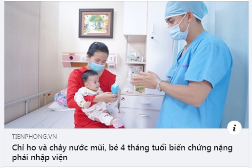 VIÊM MŨI HỌNG BIẾN CHỨNG NHANH VIÊM XOANG HÀM CẤP Ở TRẺ NHỎ