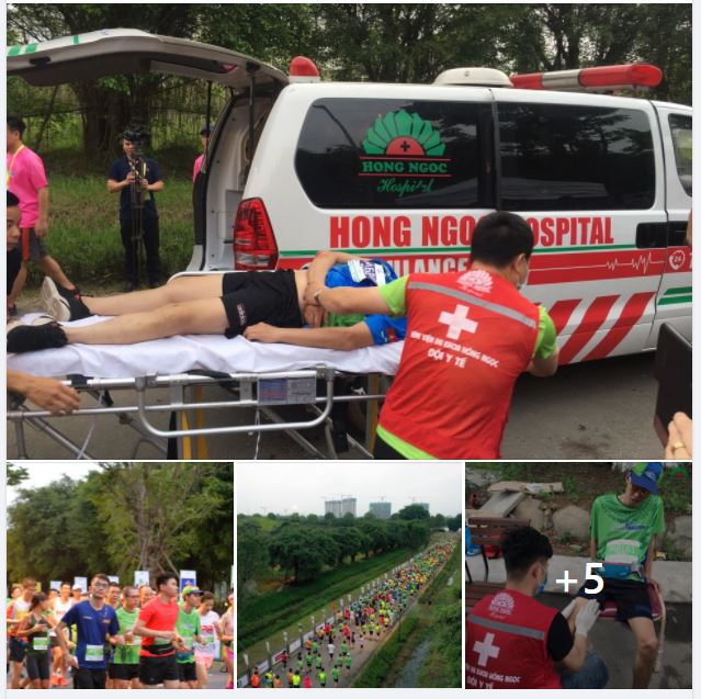 BỆNH VIỆN HỒNG NGỌC BẢO TRỢ Y TẾ THÀNH CÔNG CHO GIẢI CHẠY ECOPARK MARATHON 2021